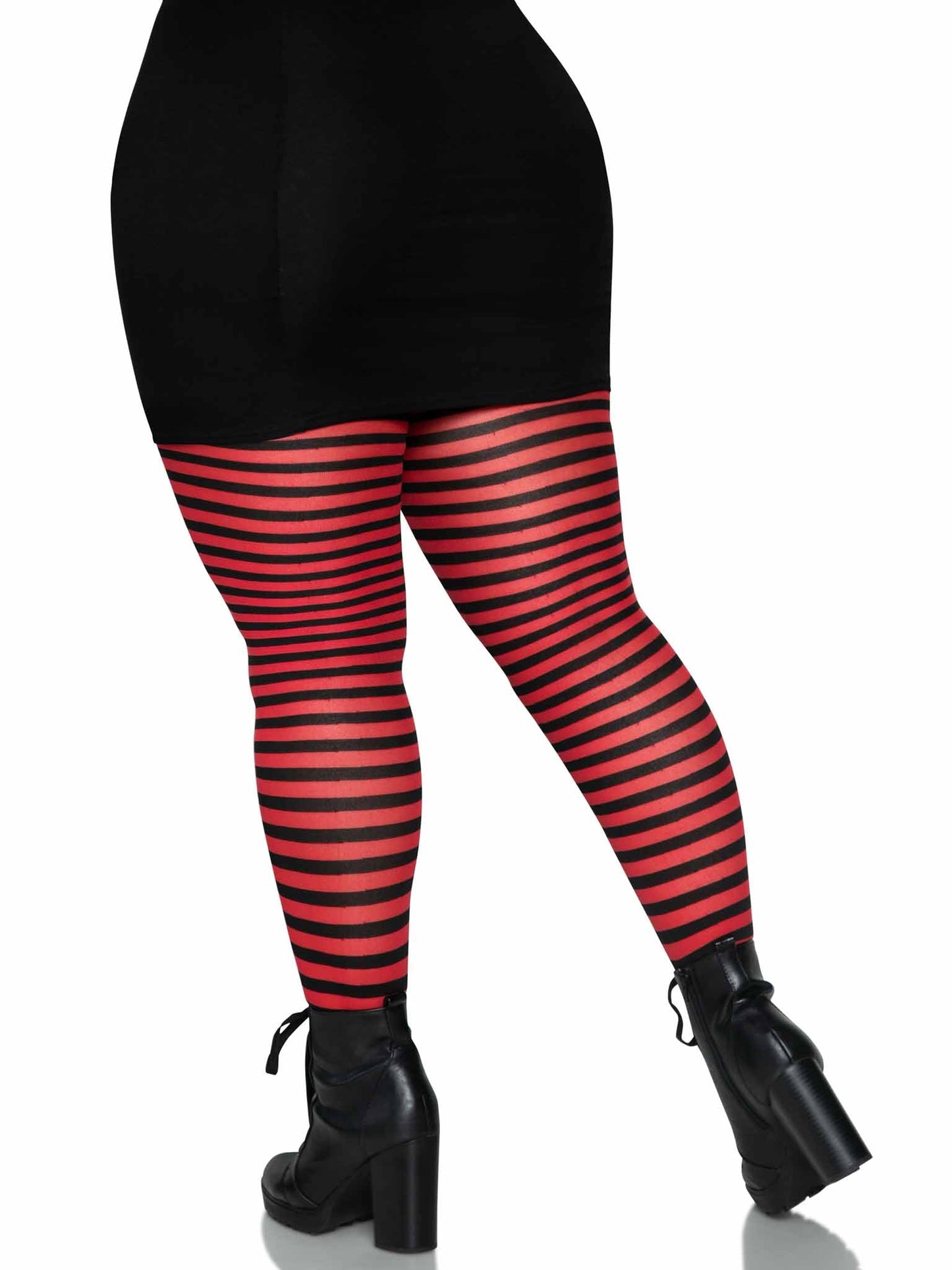 Plus Jada Striped Women's Tights