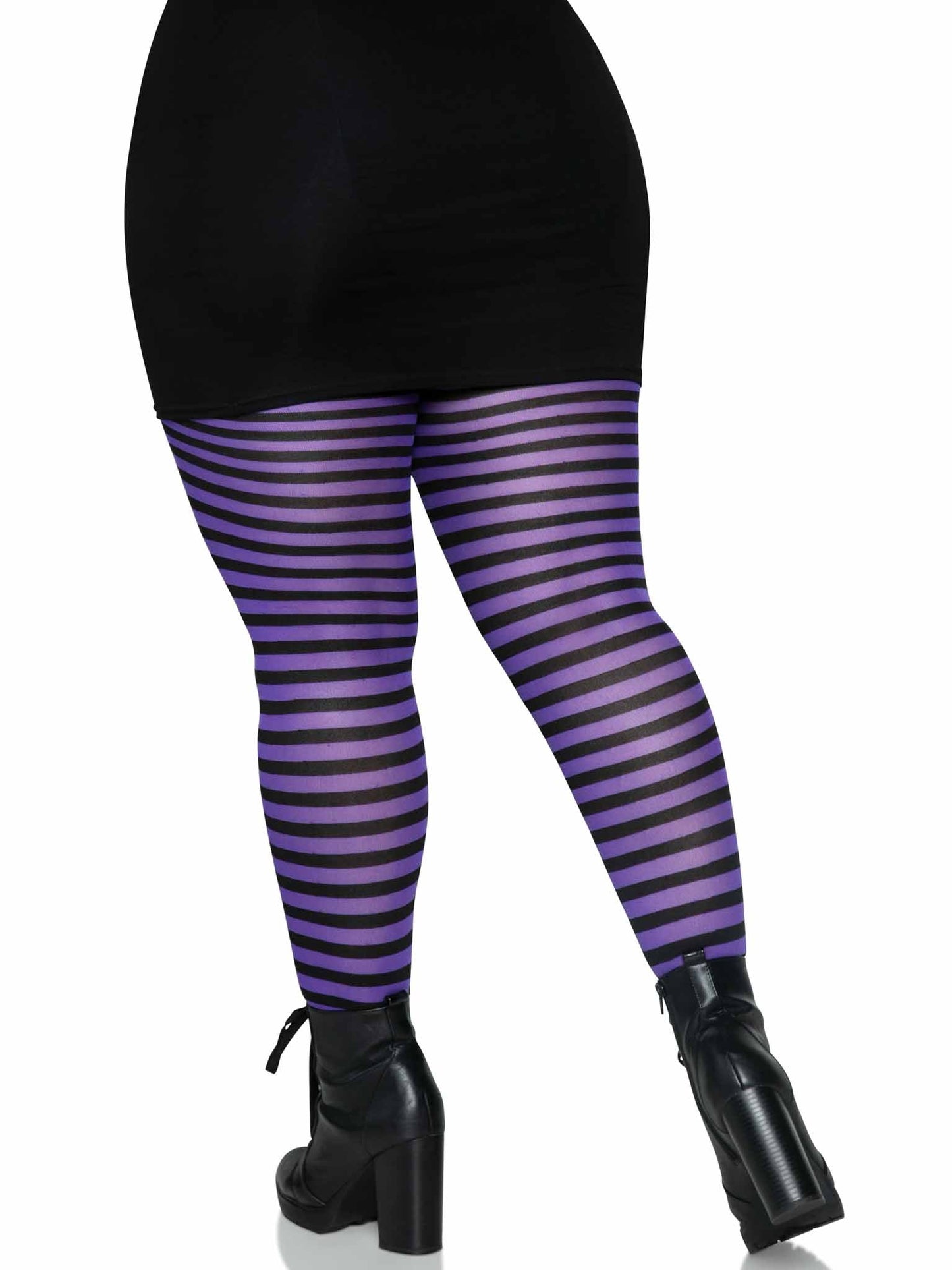 Plus Jada Striped Women's Tights