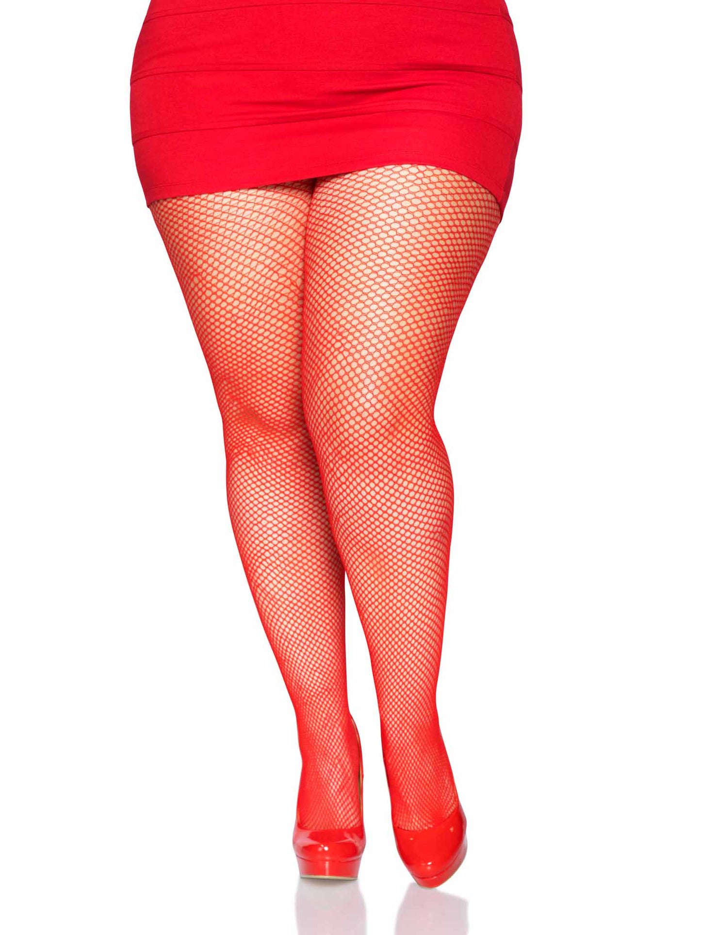 Risa Plus Nylon Fishnet Tights