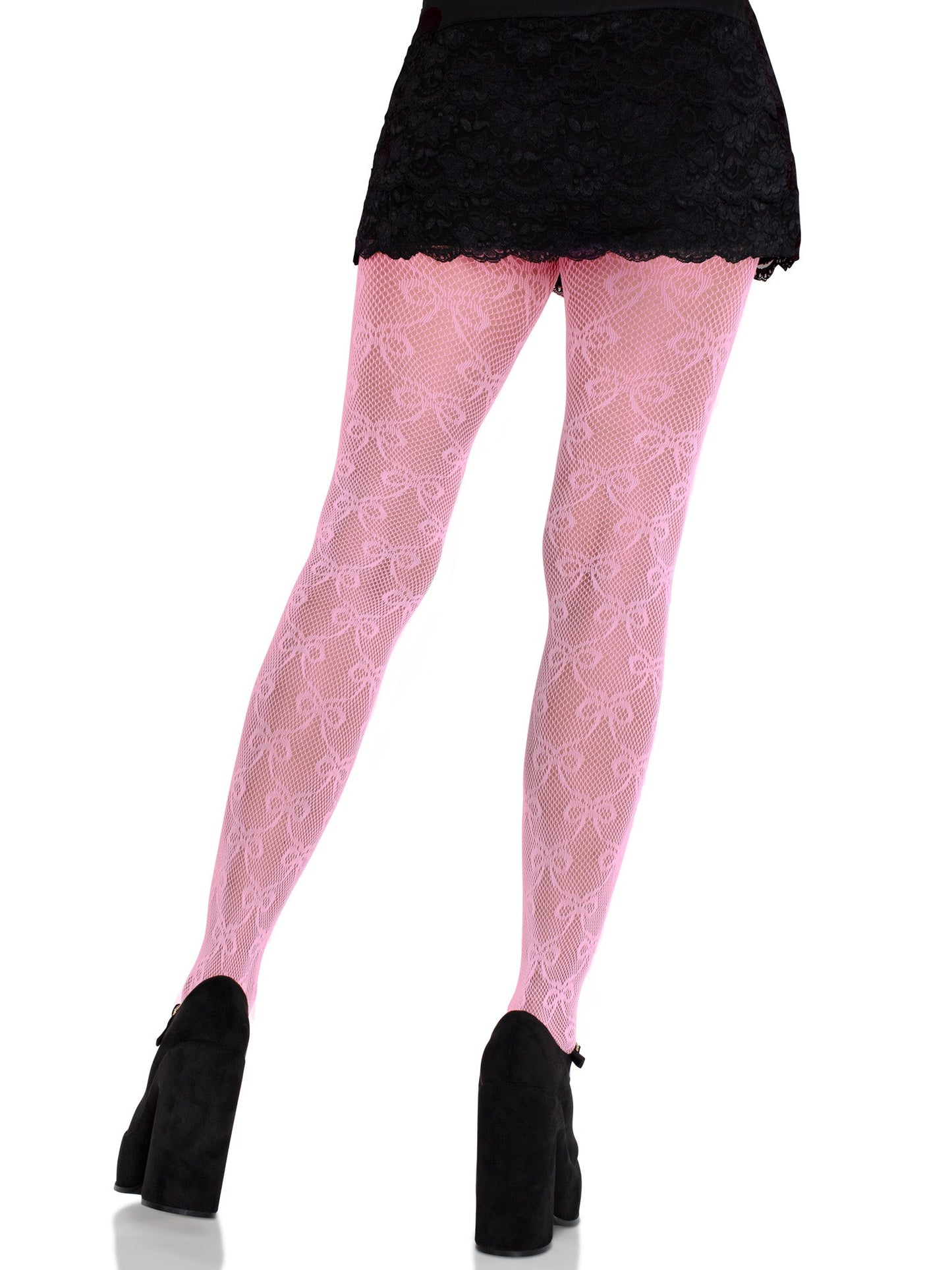 Bow Babe Net Tights