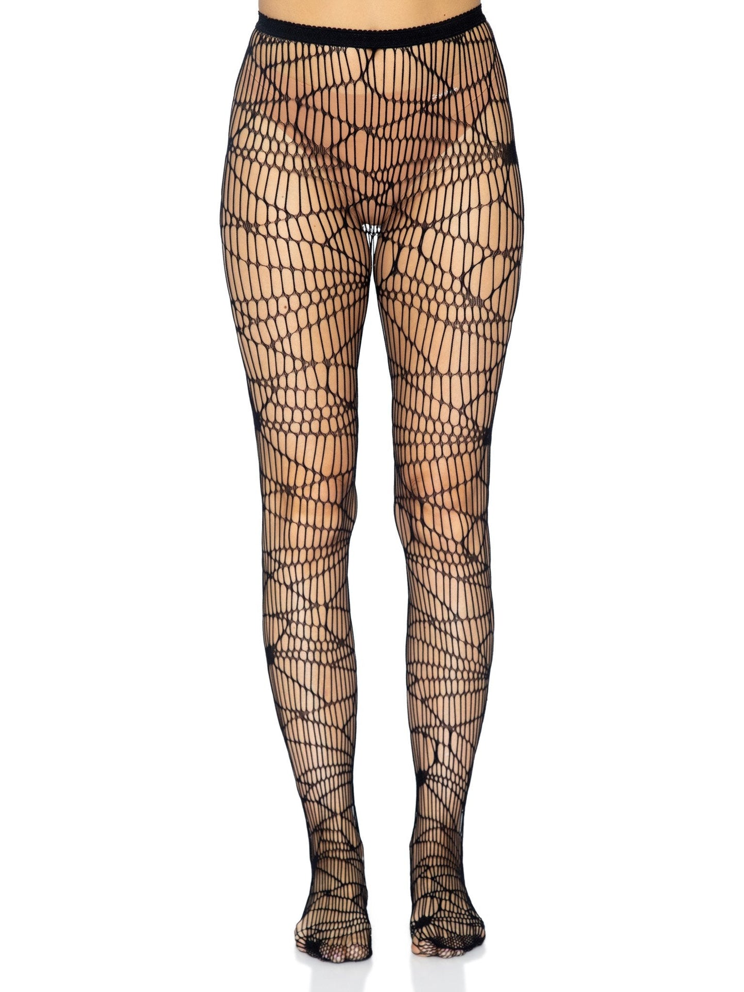 Distressed Net Pantyhose