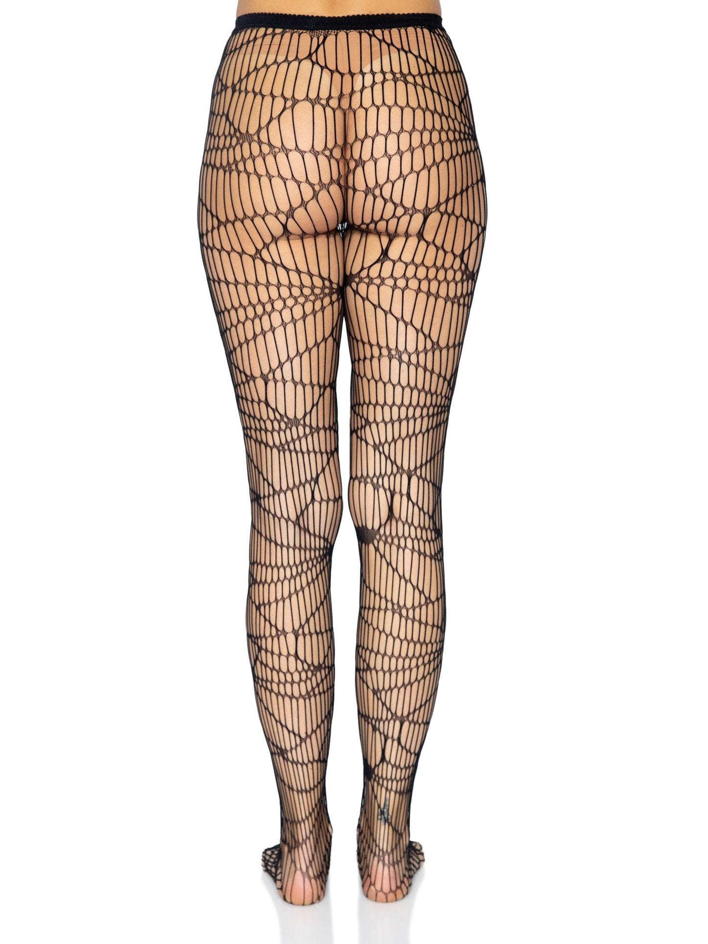 Distressed Net Pantyhose