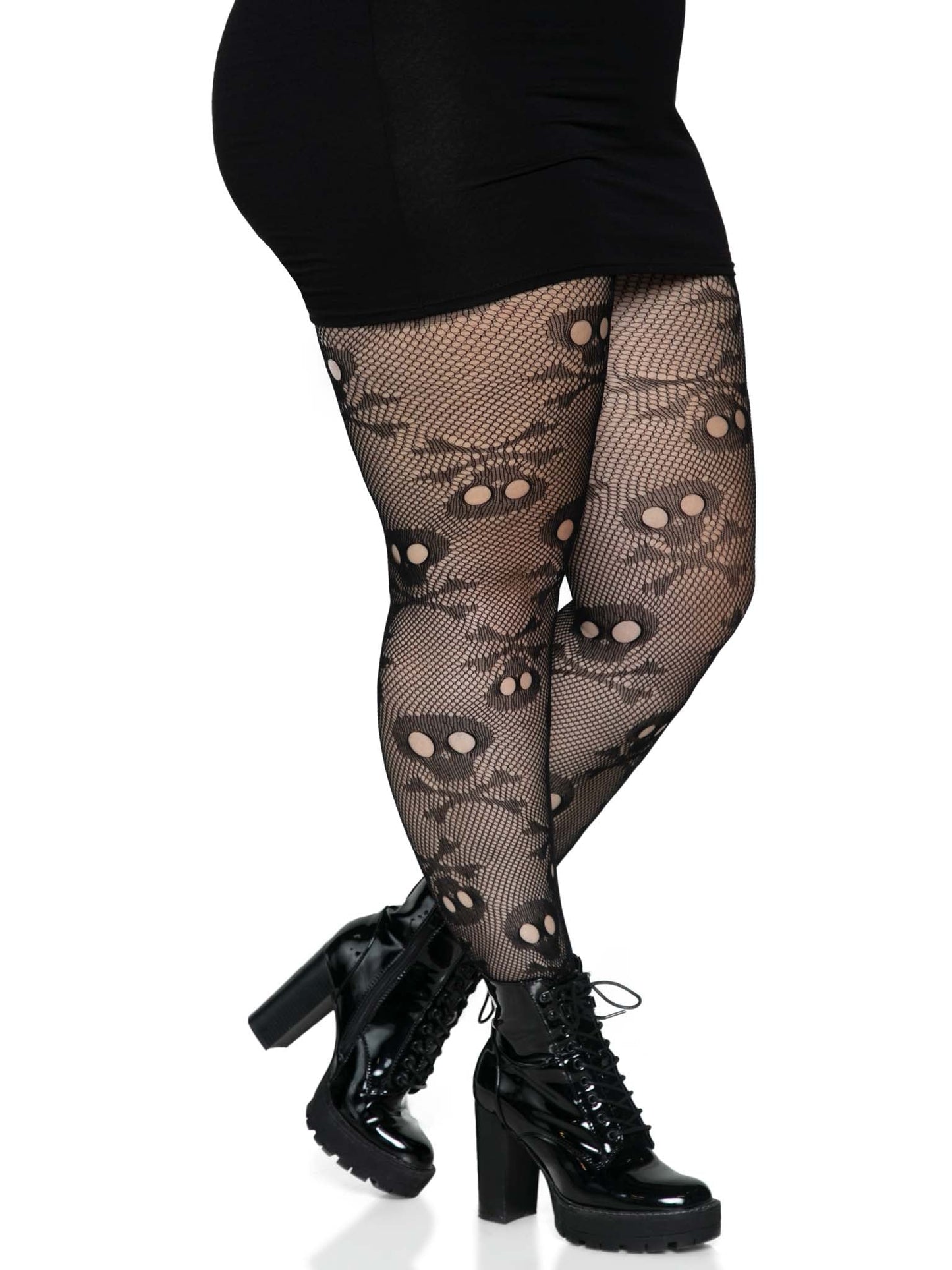 Plus Pirate Booty Fishnet Tights