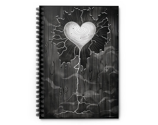 Edgar Allen Poe Inspired Spiral Notebook