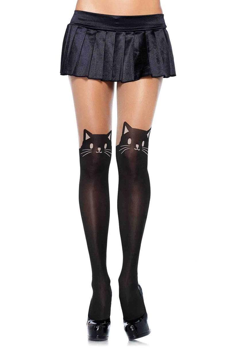 Kura Black Cat Tights