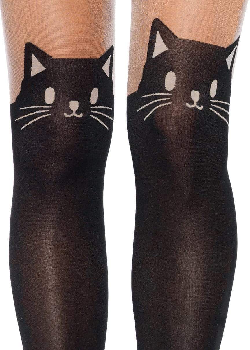 Kura Black Cat Tights